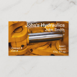 Tarjeta De Visita Dos cilindros hidráulicos que permiten que el bra