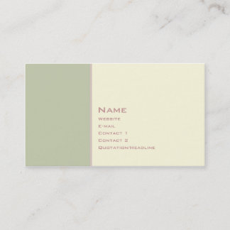 Tarjeta De Visita Dos colores básicos 3