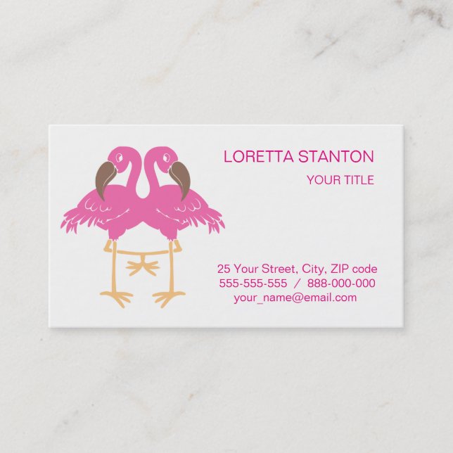 Tarjeta De Visita Dos flamencos bailarines (Anverso)