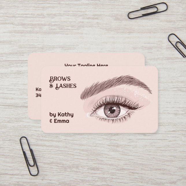 Tarjeta De Visita Dos latiguillos de nombres (Anverso/Reverso In Situ)