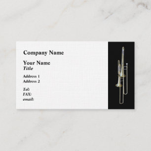 Tarjeta De Visita Dos trombones
