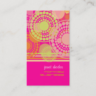Tarjeta De Visita Dosis retro de Personalizable de PixDezines