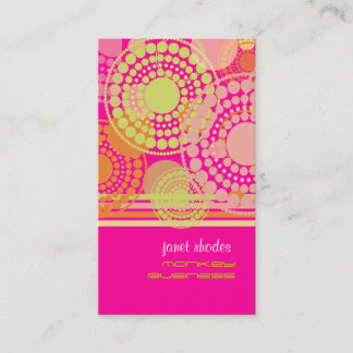 Tarjeta De Visita Dosis retro de Personalizable de PixDezines