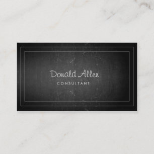 Tarjeta De Visita Dotación profesional de pizarra de pizarra de Chal