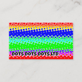 Tarjeta De Visita Dots Dots Dots LTD (puede cambiar las palabras)