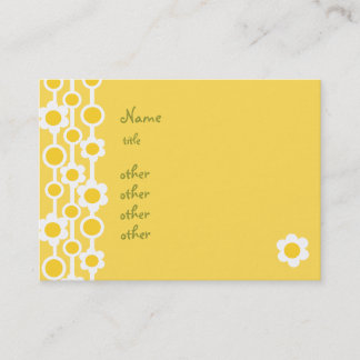 Tarjeta De Visita Dotted Daisies No. 1