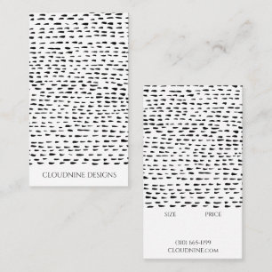 Tarjeta De Visita Dotty PRICE SIZE PERSONALIZADO Jewelry Display Han