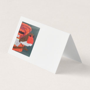 Tarjeta De Visita Dotty Robin Tent plegado