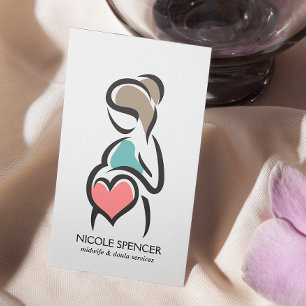 Tarjeta De Visita Doula Birth Coach Lactation Consultora Midwife