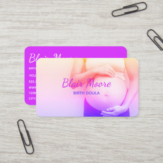 Tarjeta De Visita Doula de parto