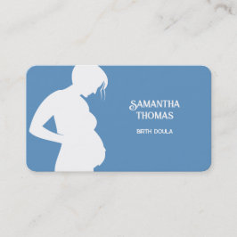 Tarjeta De Visita Doula Lactación Azul