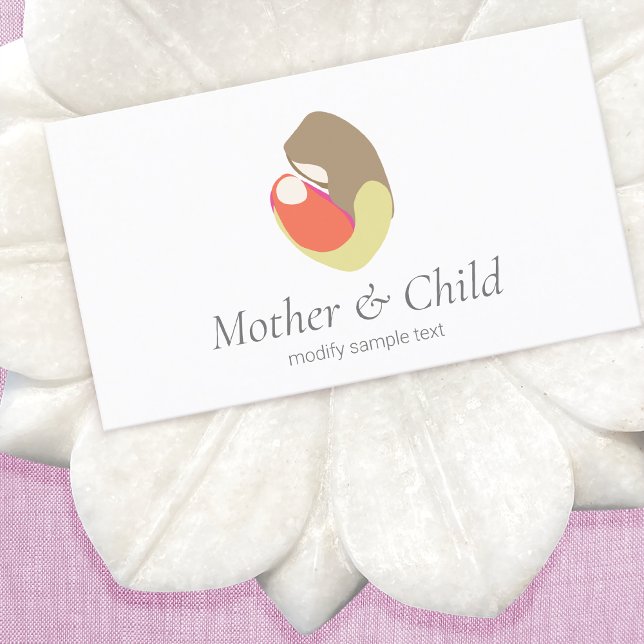 Tarjeta De Visita Doula Midwife Birthing Coach - Madre e hijo (Subido por el creador)
