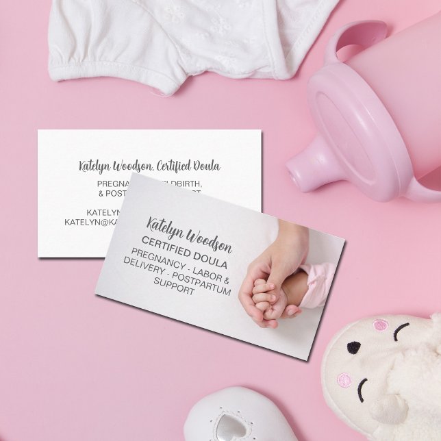 Tarjeta De Visita Doula o Partera Embarazo Trabajo y Posparto (Subido por el creador)