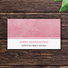 Tarjeta De Visita Doula Partera Enfermera Enfermera Encargado de Nac