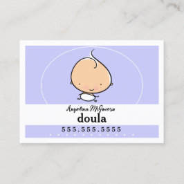 Tarjeta De Visita Doula Partera Pediatra Cuidado Infantil Niñera