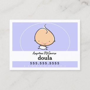 Tarjeta De Visita Doula Partera Pediatra Cuidado Infantil Niñera
