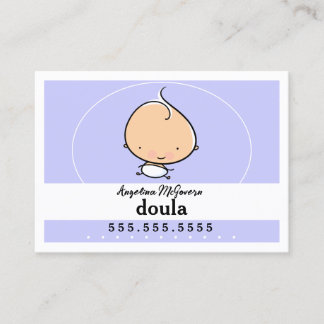 Tarjeta De Visita Doula Partera Pediatra Cuidado Infantil Niñera