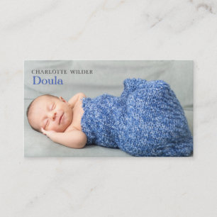 Tarjeta De Visita Doula Photo Birth Coach Business Card