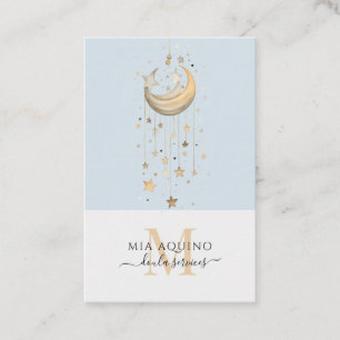 Tarjeta De Visita Doula Services Moon And Stars
