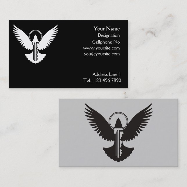 Tarjeta De Visita Dove con clave (Anverso / Reverso)