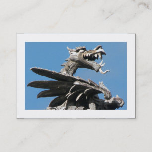 Tarjeta De Visita Dragón, Ayuntamiento, Cardiff (Bordeado)
