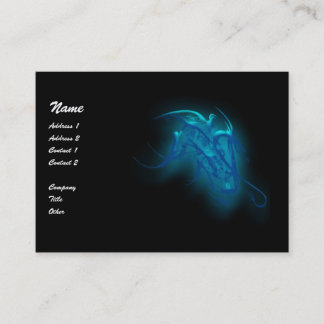 Tarjeta De Visita Dragón azul