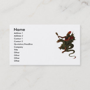 Tarjeta De Visita Dragon Business Card