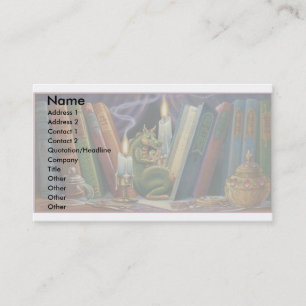 Tarjeta De Visita Dragón de la galleta