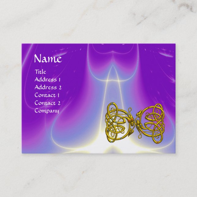 TARJETA DE VISITA DRAGON LOVE (Anverso)