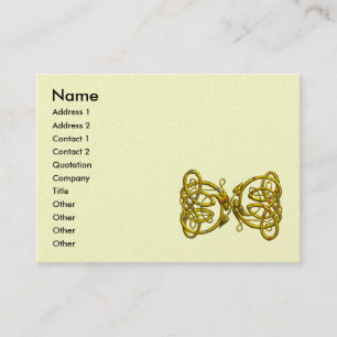 Tarjeta De Visita DRAGON LOVE ,papel metálico platino