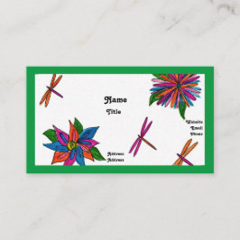 Tarjeta De Visita Dragonflies Business Cards