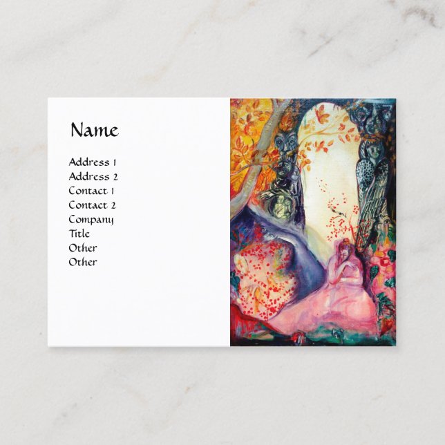 Tarjeta De Visita DREAM GOLDEN Yoga Meditación Zen Garden Blanco (Anverso)