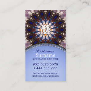 Tarjeta De Visita Dream Spirit Native Energy New Age Business Card