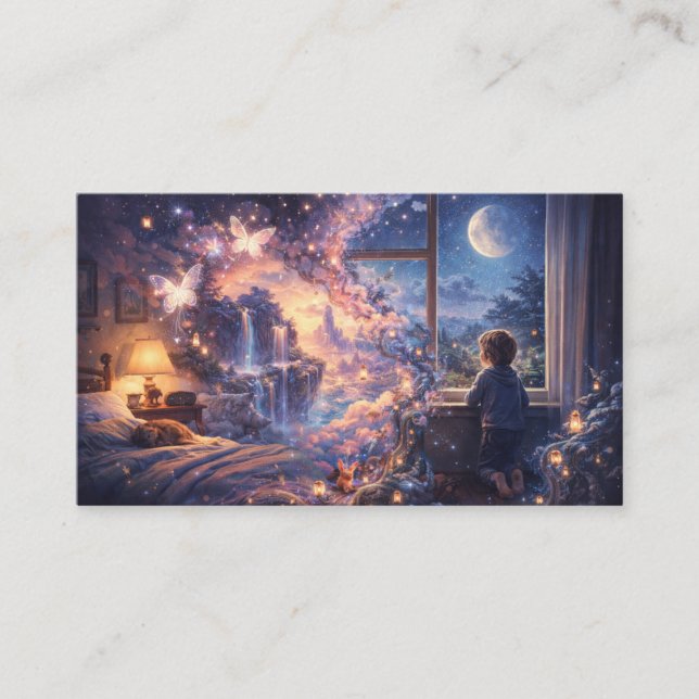 Tarjeta De Visita Dream World Blending Into Reality  (Anverso)
