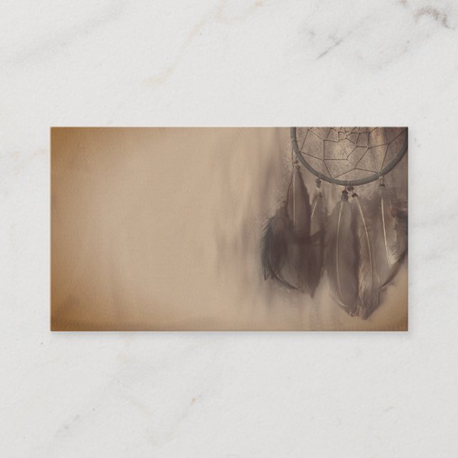 Tarjeta De Visita DreamCatcher Dreamcatchers Abstract Business Cards (Anverso)