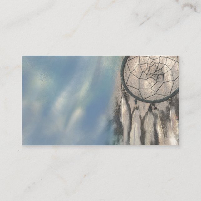 Tarjeta De Visita DreamCatcher Dreamcatchers Abstract Business Cards (Anverso)