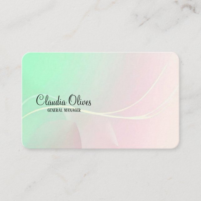Tarjeta De Visita Dreamy Designs Business Card (Anverso)