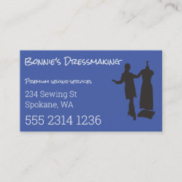 Tarjeta De Visita Dressmaker Tailor Crea Tu Propio Autobús Fácil Gen