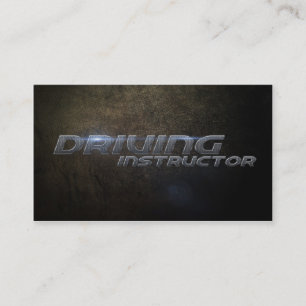 Tarjeta De Visita Driving instructor Business card