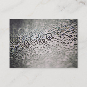 Tarjeta De Visita Droplets de agua en vidrio 02