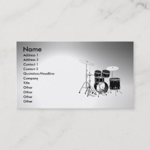 Tarjeta De Visita drum_vibeman