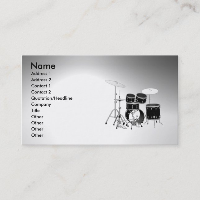Tarjeta De Visita drum_vibeman (Anverso)