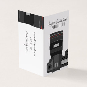 Tarjeta De Visita DSLR de fotografía