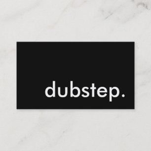 Tarjeta De Visita dubstep.