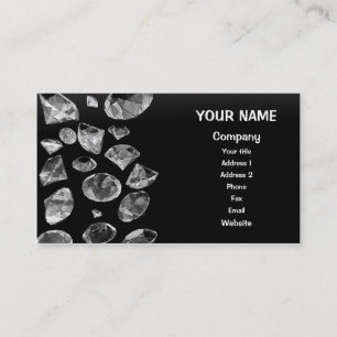 Tarjeta De Visita Ducha de diamantes