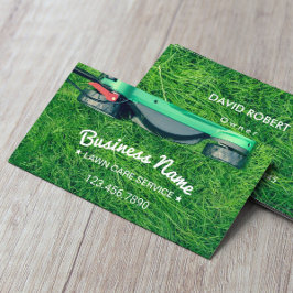 Tarjeta De Visita Ducha profesional de cuidado de césped y paisajism