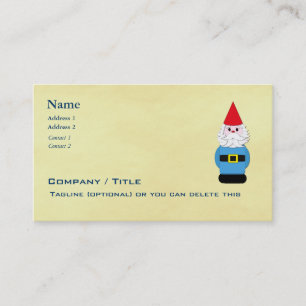 Tarjeta De Visita Duende o gnomo escandinavo
