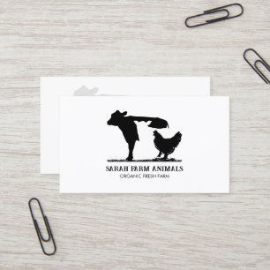 Tarjeta De Visita Dueño de granja ganadera