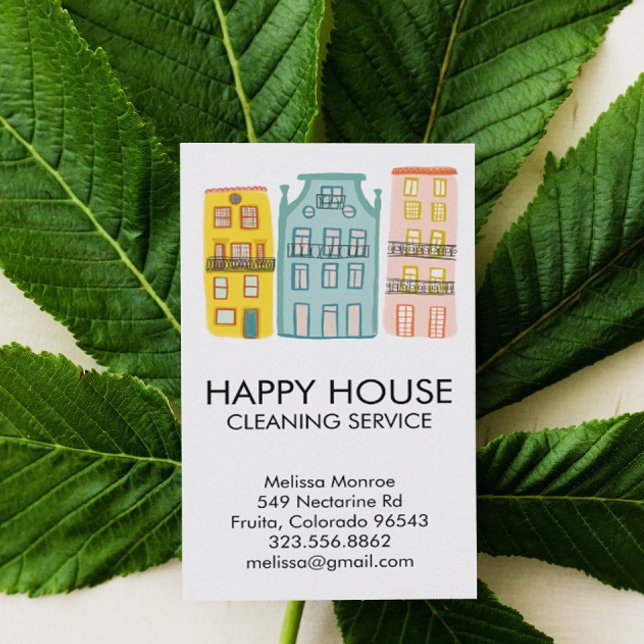 Tarjeta De Visita Dulce Casa Limpieza Servicios Hogares Janitorial M (Subido por el creador)