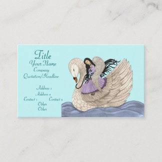 Tarjeta De Visita Dulces sueños (El Ángel y el Cisne)